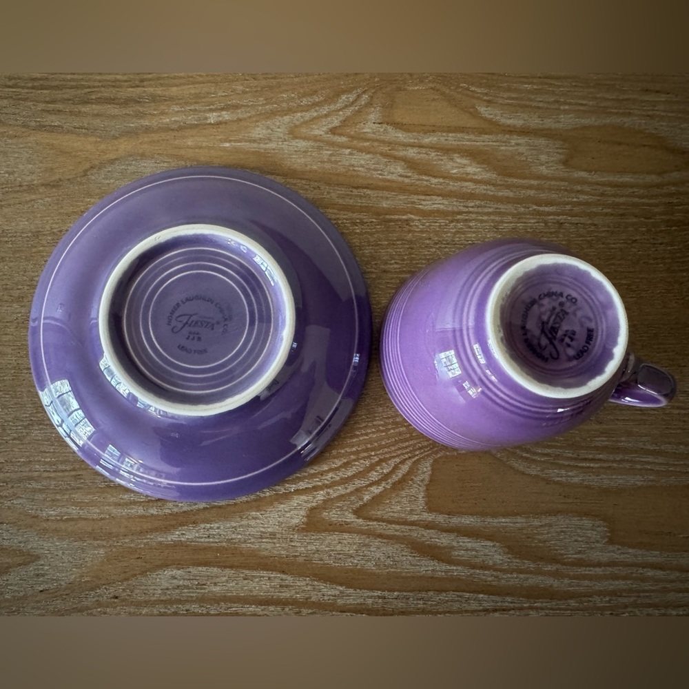 Vintage Fiesta Lilac Five Piece Dinnerware Set - Picture 7 of 15